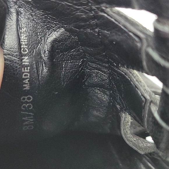 Vince Camuto Prestetta Ankle Boots Booties Pointed Toe Suede Cutout Side Black - Picture 12 of 12